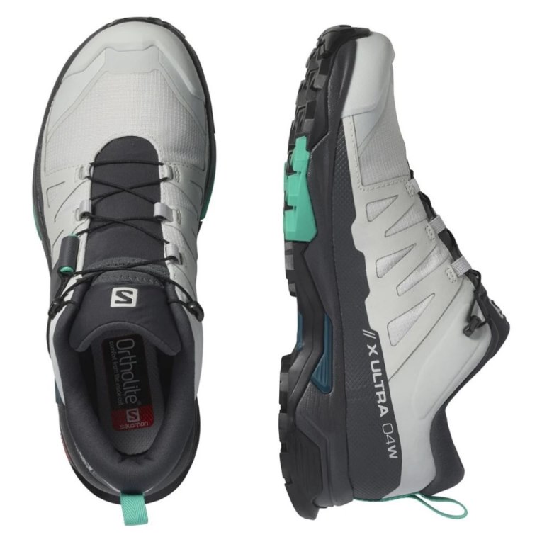 Tenis Senderismo Salomon X Ultra 4 GTX Mujer Blancos Negros | MX DKAE285